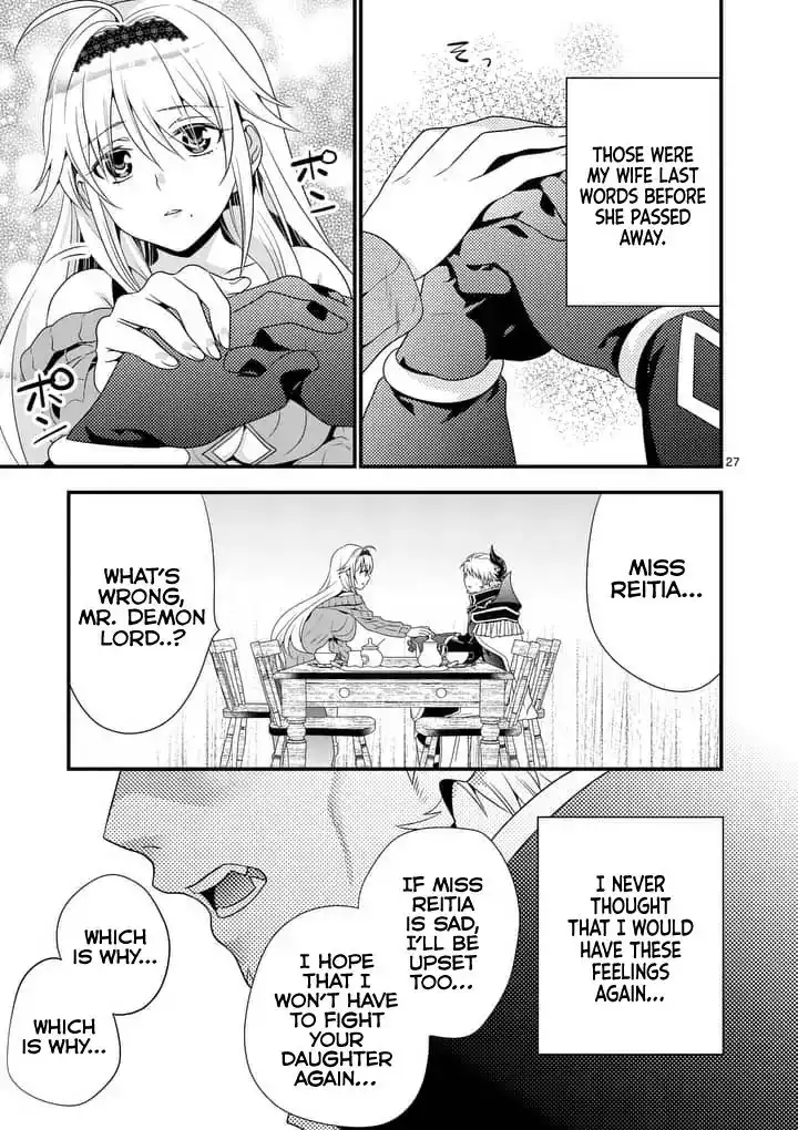 Maou Desu. Onna Yuusha no Hahaoya to Saikon Shita no de, Onna Yuusha ga Giri no Musume ni Narimashita. Chapter 1 27